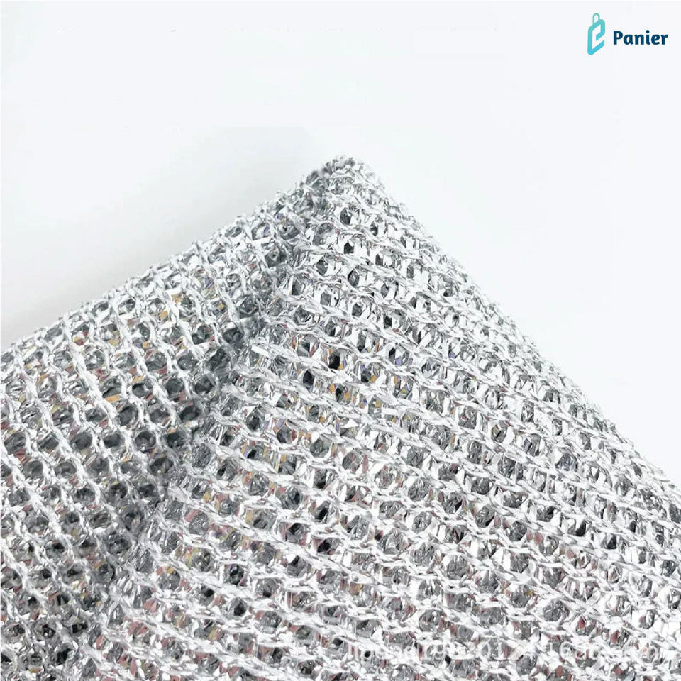 Chiffons À Vaisselle En Fil Métallique Polyvalents Pour Humides Et Secs .