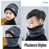 Bonnet D'hiver Tricoté En Laine Épaisse Pour Hommes Et Femmes