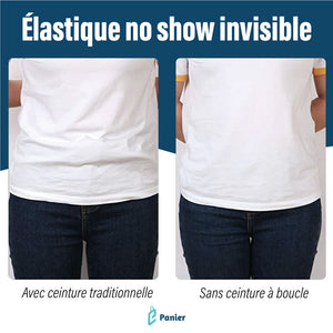 Ceinture Élastique Mince À Fermeture Sans Boucles Aux Jeans Pantalons Robes Pour Hommes Femmes Et Enfants