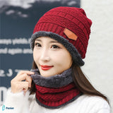 Bonnet D'hiver Tricoté En Laine Épaisse Pour Hommes Et Femmes
