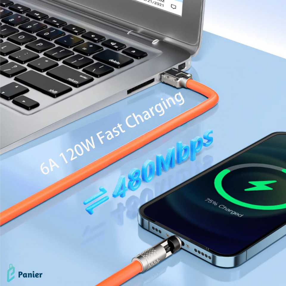 Câble De Charge Magnétique 3 En 1 Avec Cadeau Support Offert