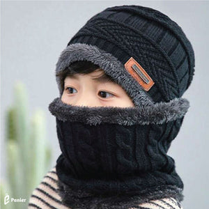 Bonnet D'hiver Tricoté En Laine Épaisse Pour Hommes Et Femmes