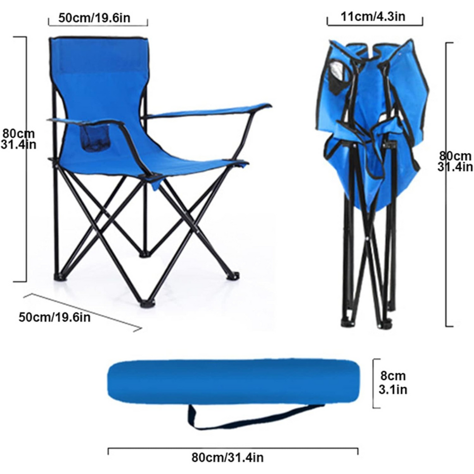 Chaise De Camping Pique-nique et Plage Portable