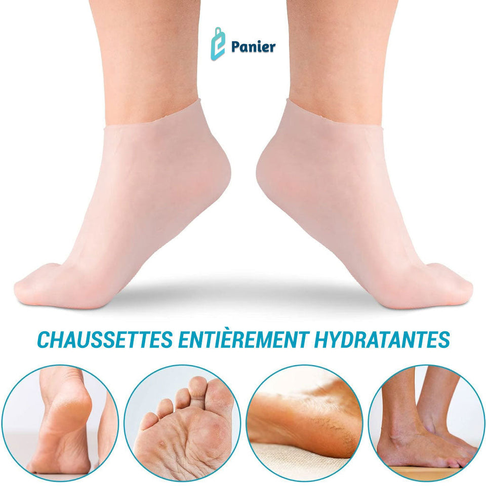Chaussettes Hydratantes Pour Soin Des Pieds Crevassés